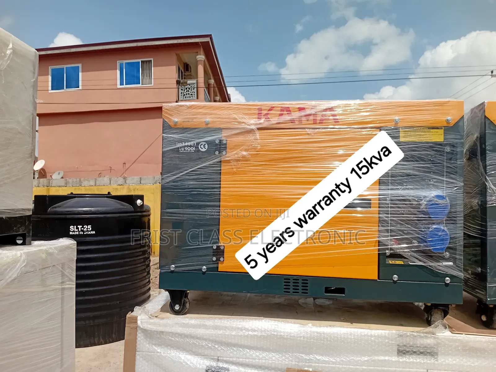 Electric Start 15kva Silent Diesel Generator