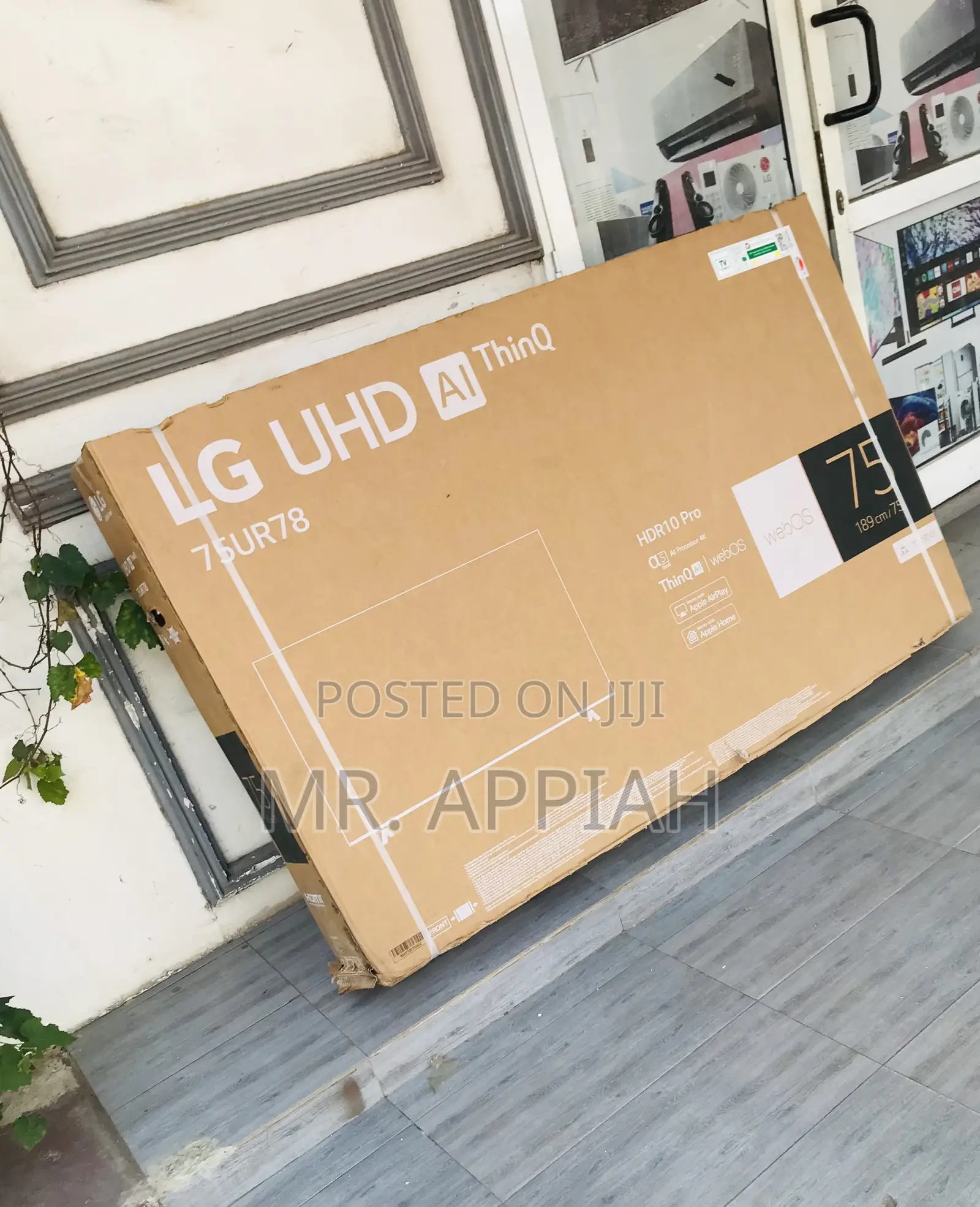 Beautiful Made Lg 75ur78 75” Uhd Smart Television, Black