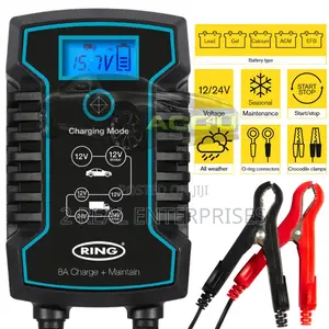 Ring Automotive 8a Smart Battery Charger Maintainer Uk