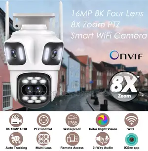 CCTV PTZ 3lens Survaillance