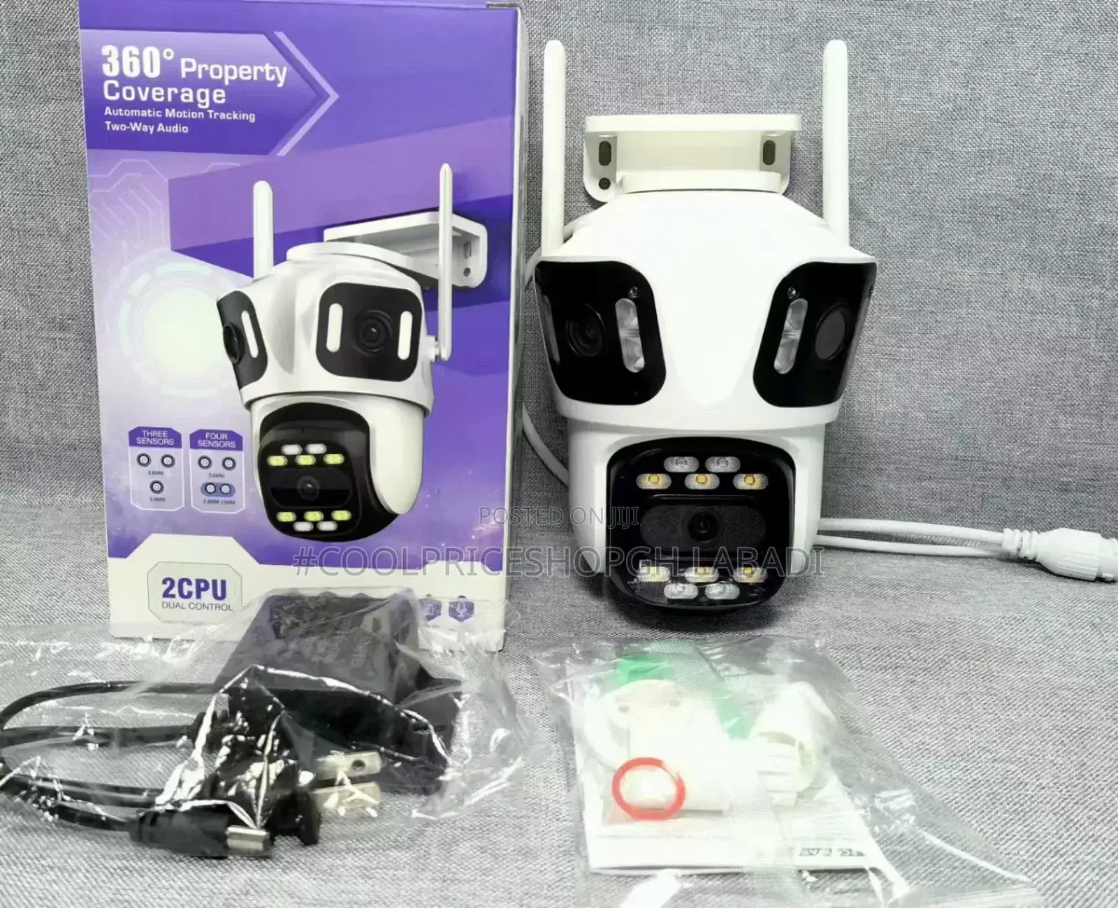 CCTV PTZ 3lens Survaillance