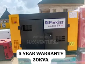 Reliable and Uninterrupted Supply 20kva Perkins Diesel Gen