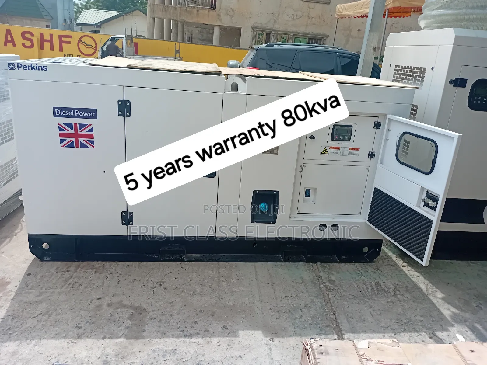 Power Recovery 80kva Silent Diesel Powered Generator