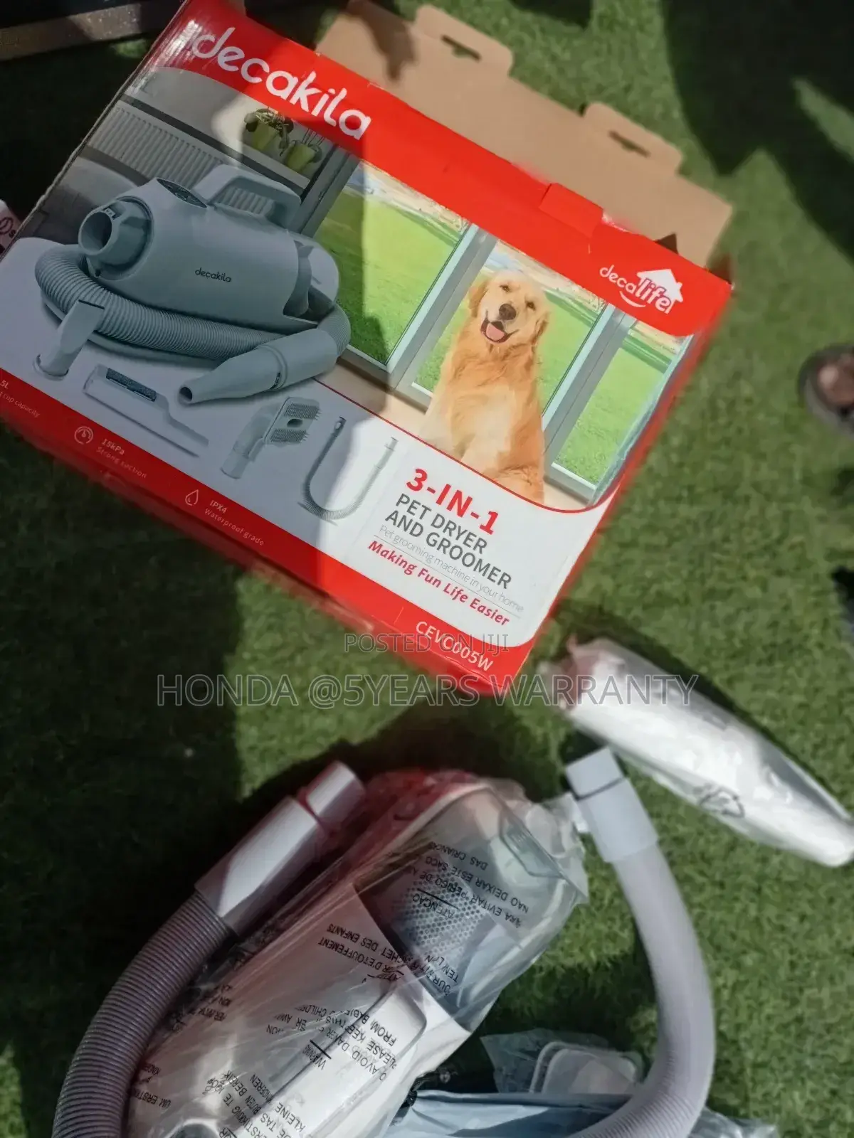 Sleek Decakila Groomer 3in1 Pet Dryer Decakila