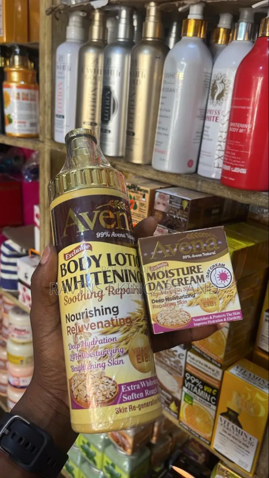 Avena Set: Body Lotion And Facial