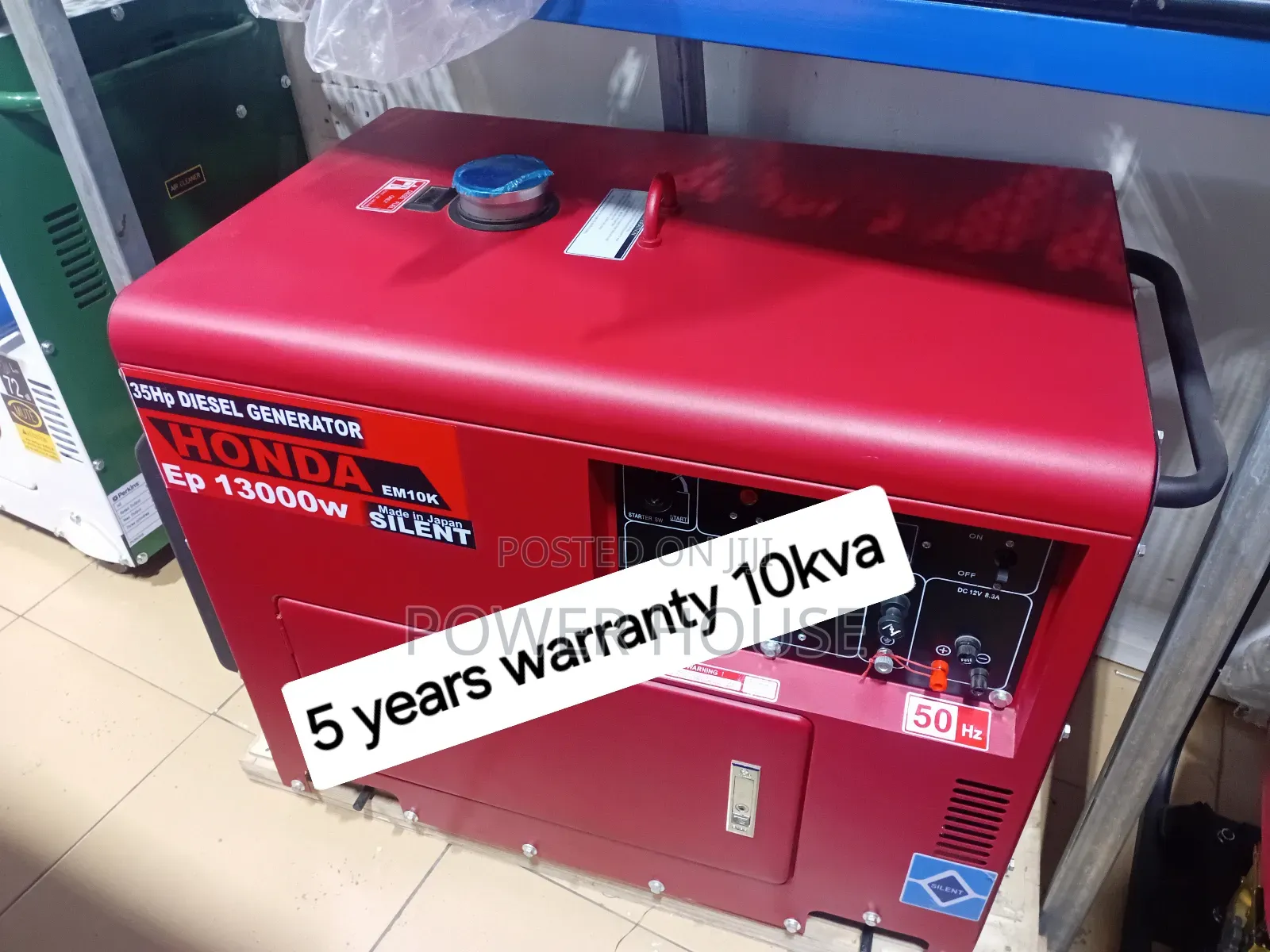 Water Resistant 10kva Silent Diesel Generator