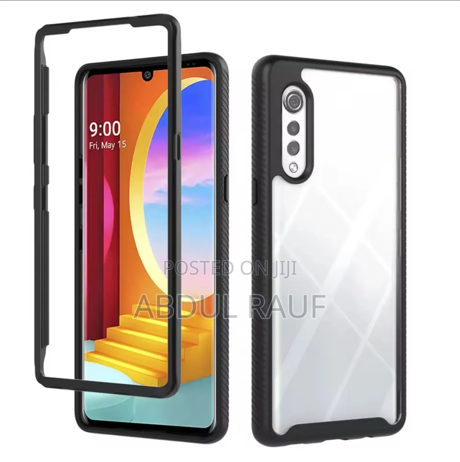 Lg Velvet Shockproof Amor Cases Uv Glass Screen Protectors