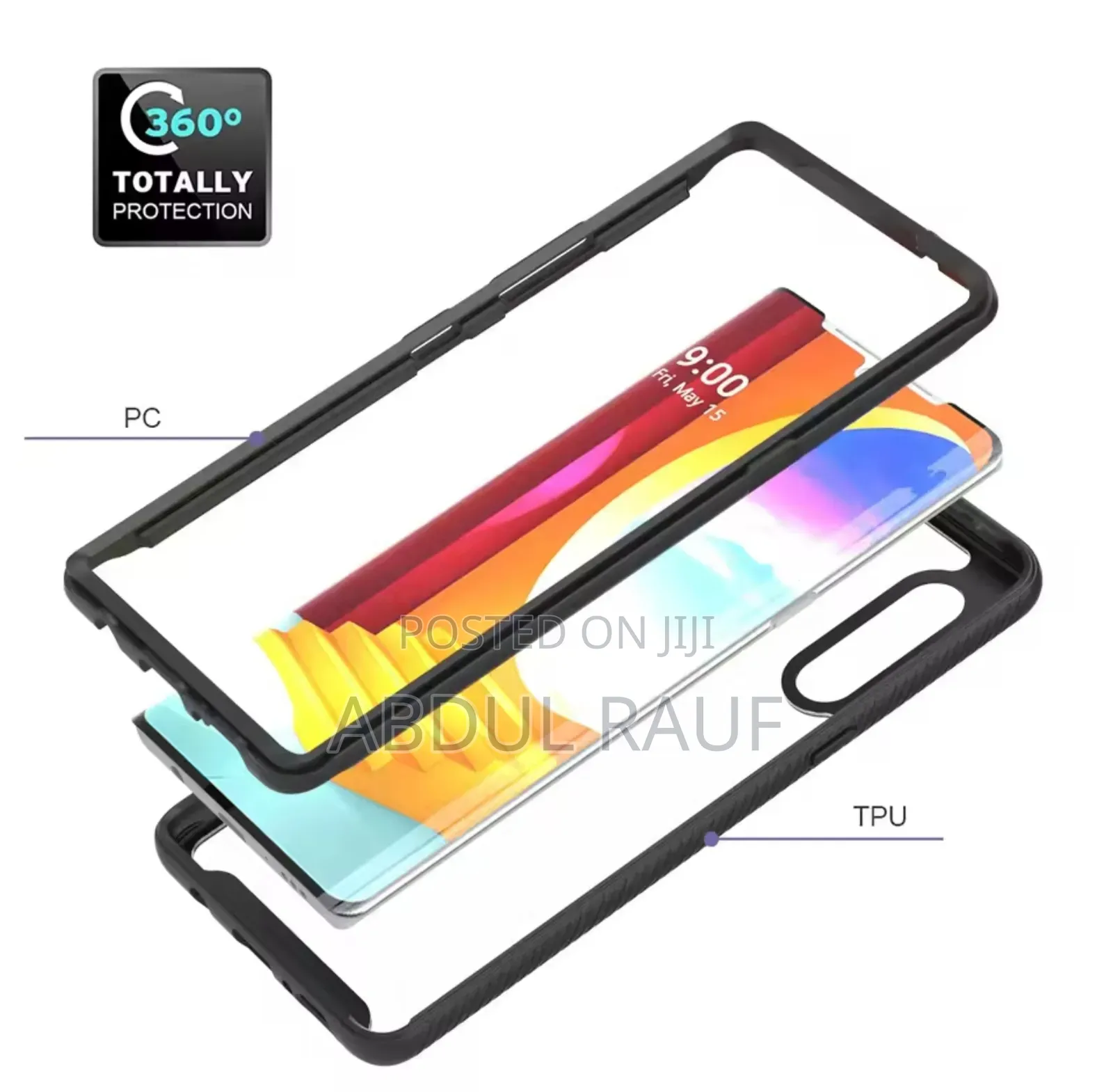 Lg Velvet Shockproof Amor Cases Uv Glass Screen Protectors