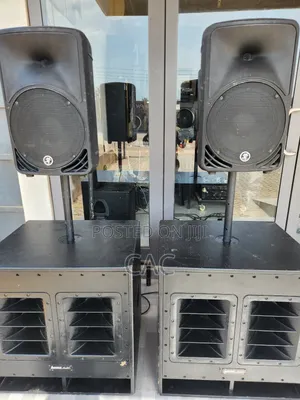 18" Active Subwoofer and Mackie Tops