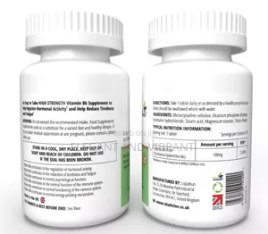 High Strength Vitamin B6 100mg – 90 Tablets