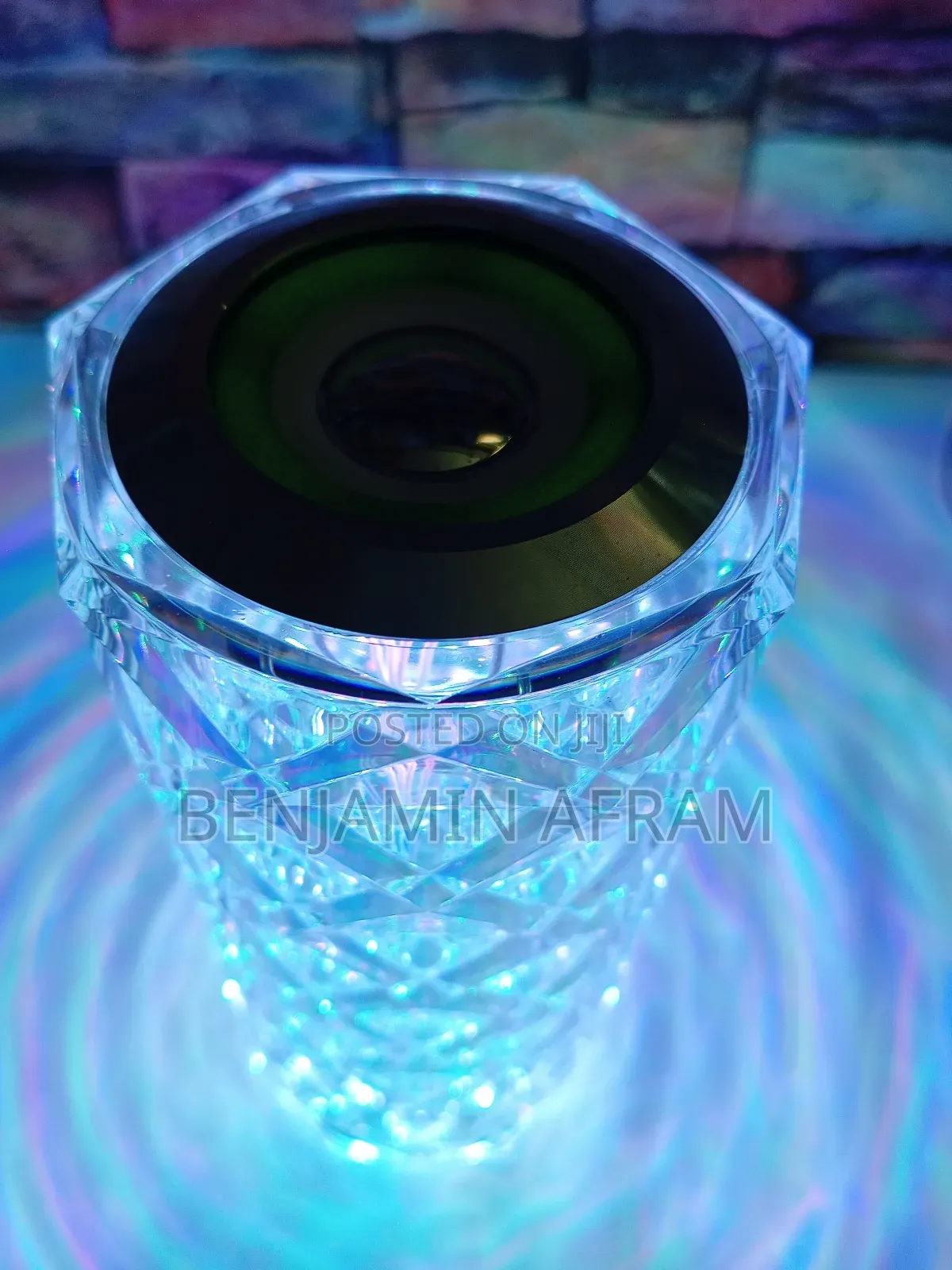 Crystal Mini Music Speaker Lamp