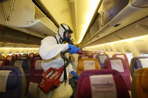 Ghana Airport Fumigation With Cleantex