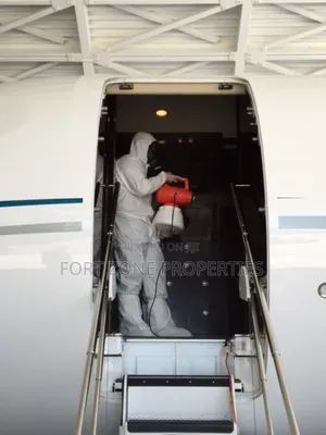 Ghana Airport Fumigation With Cleantex