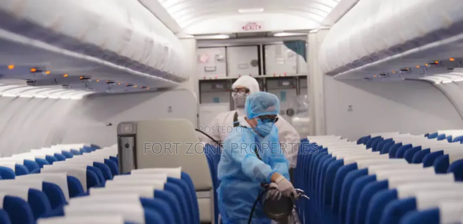 Ghana Airport Fumigation With Cleantex