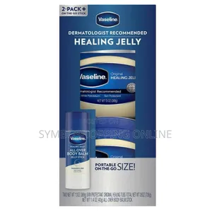 Vaseline Original Healing Jelly 2 Pack + Balm Stick