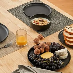 Safdie Co. Inc. 12 Piece Stoneware Dinnerware Set