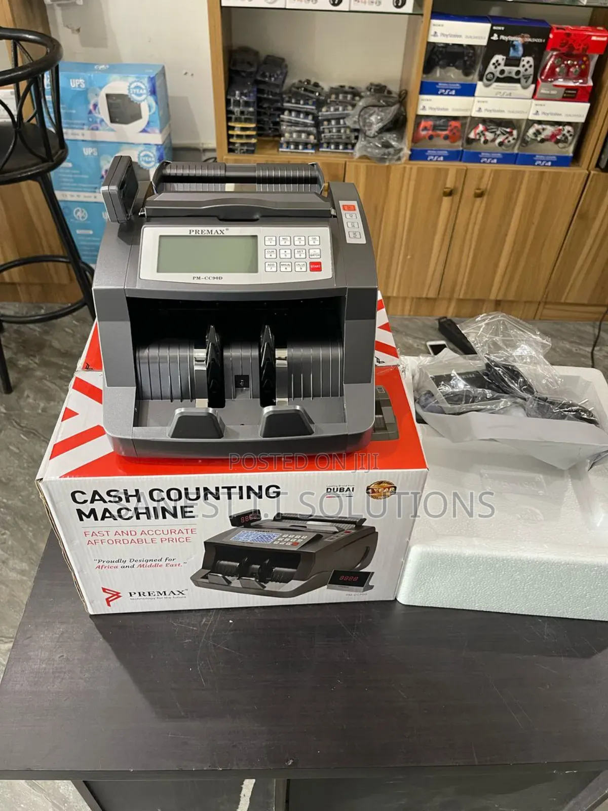Premax Money Cash Counting Machine 90d Counterfeit Detector