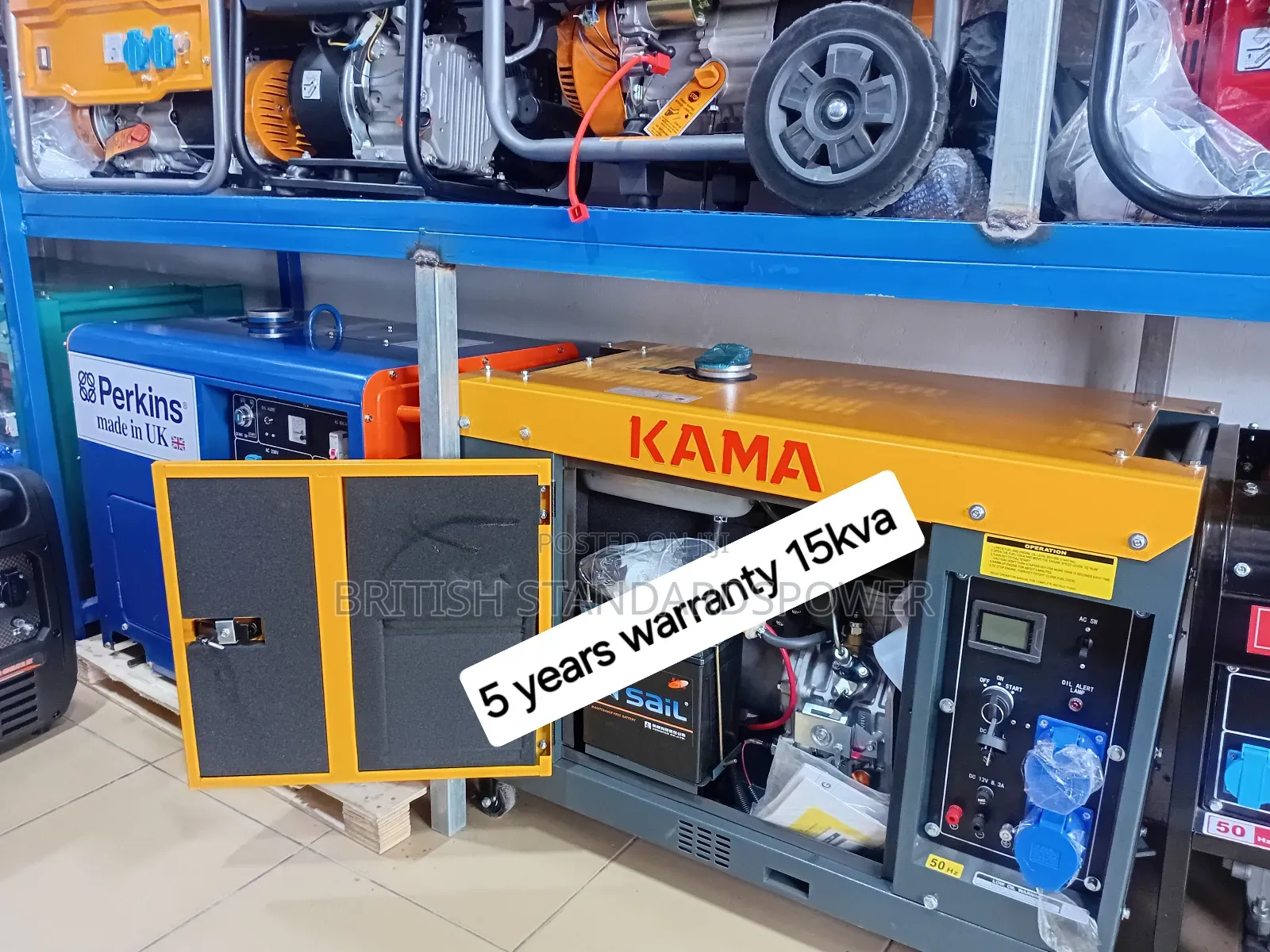 Low Maintenance 15kva Silent Diesel Generator