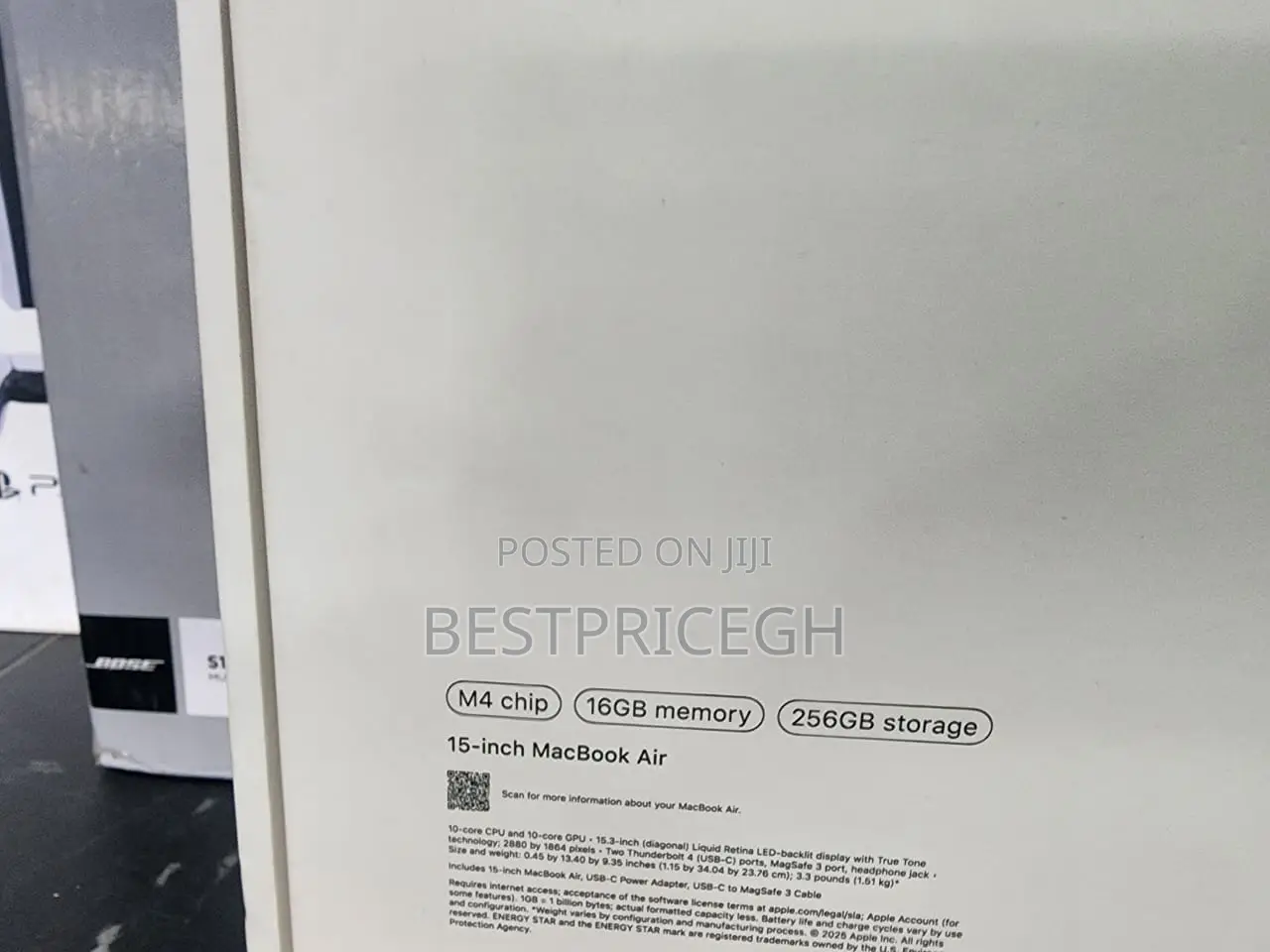 New Laptop Apple MacBook Air 16GB Apple M4 SSD 256GB