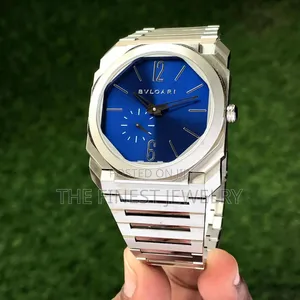 Bvlgari Octo Finissimo Silver Blue Men’S Watch