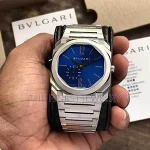 Bvlgari Octo Finissimo Silver Blue Men’S Watch