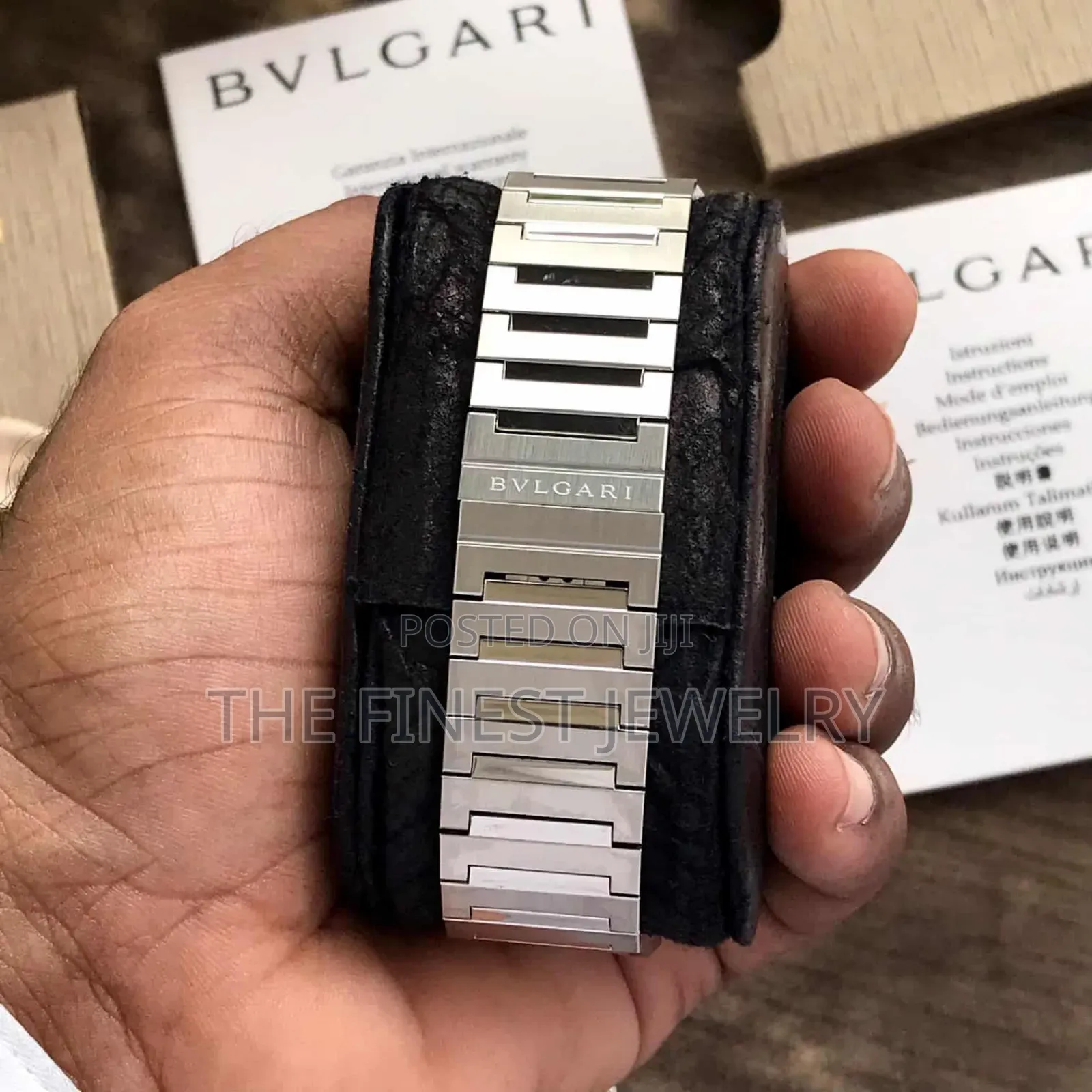 Bvlgari Octo Finissimo Silver Blue Men’S Watch