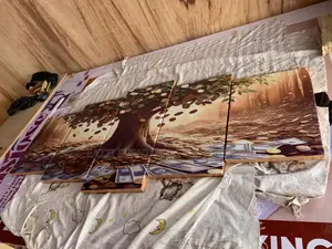 Wall Arts Coins Tree Canvas Frames 3d Panels