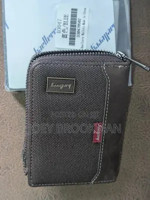 Baellerry Rfid Simple Simple Men Zipper Wallets Luxury Brand