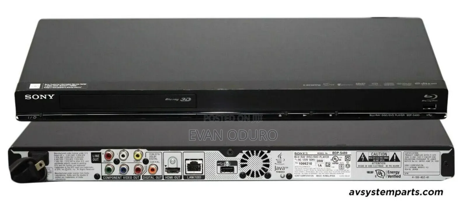Sony Ultra Hd Blu-Ray Player, Hdmi,Usb,Aux