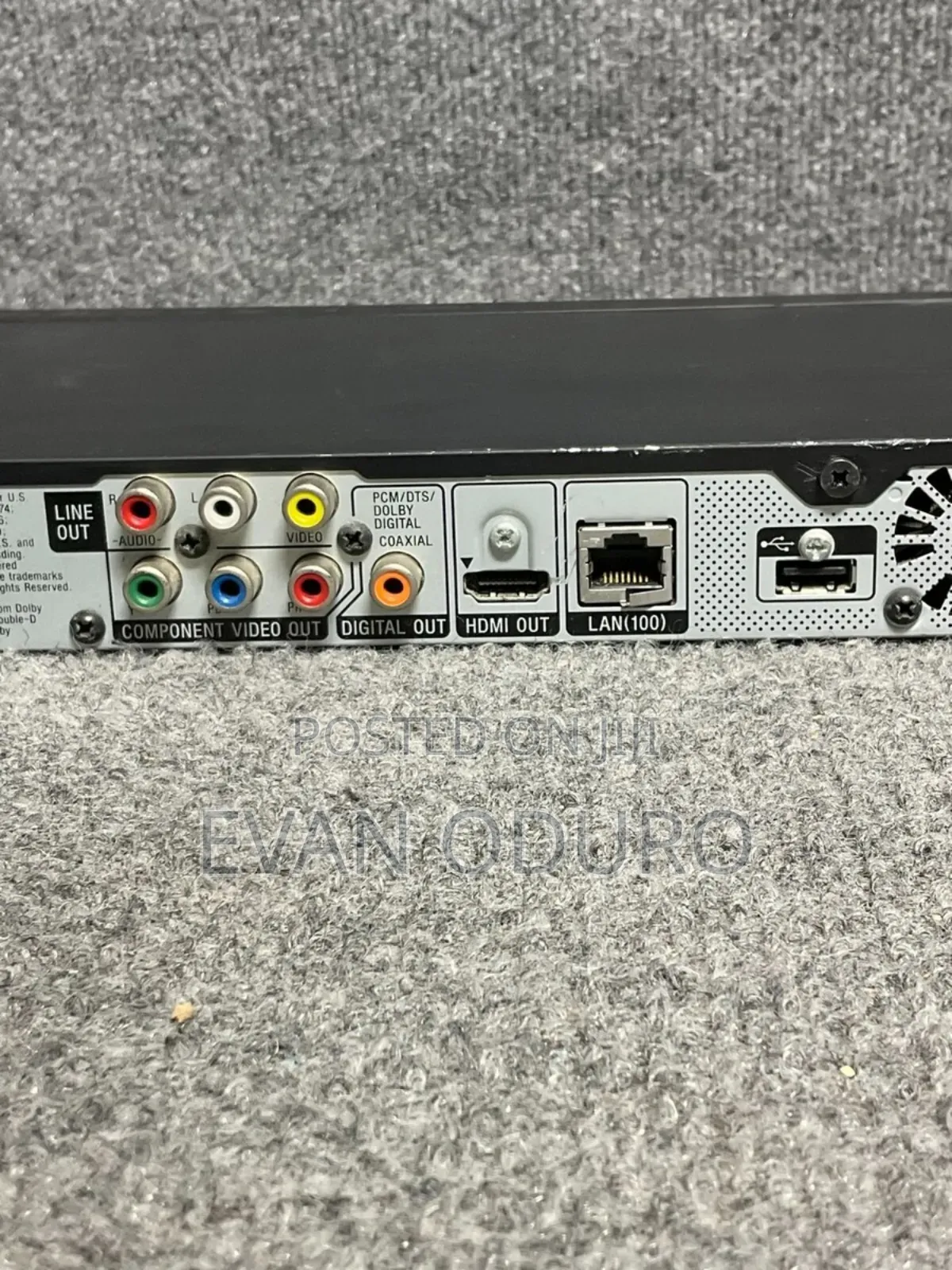 Sony Ultra Hd Blu-Ray Player, Hdmi,Usb,Aux