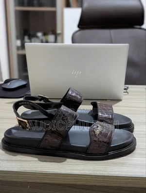 Patent Leather Men's Sandals