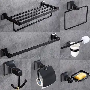 Toilet Roll Holder, Towel Hanger, Soap Holder