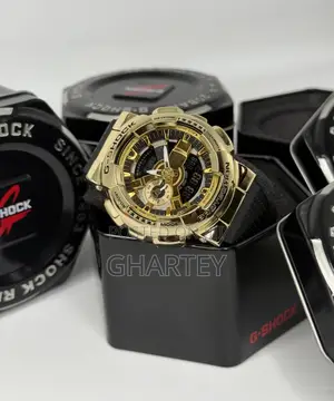 Big Dial Chronograph Gshock Watch - Stainless Steel Case