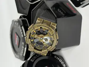 Big Dial Chronograph Gshock Watch - Stainless Steel Case