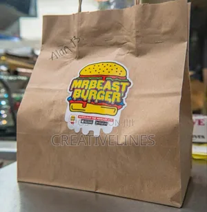 Brown Kraft With Stickers