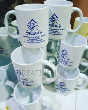 Blue Customise Mug