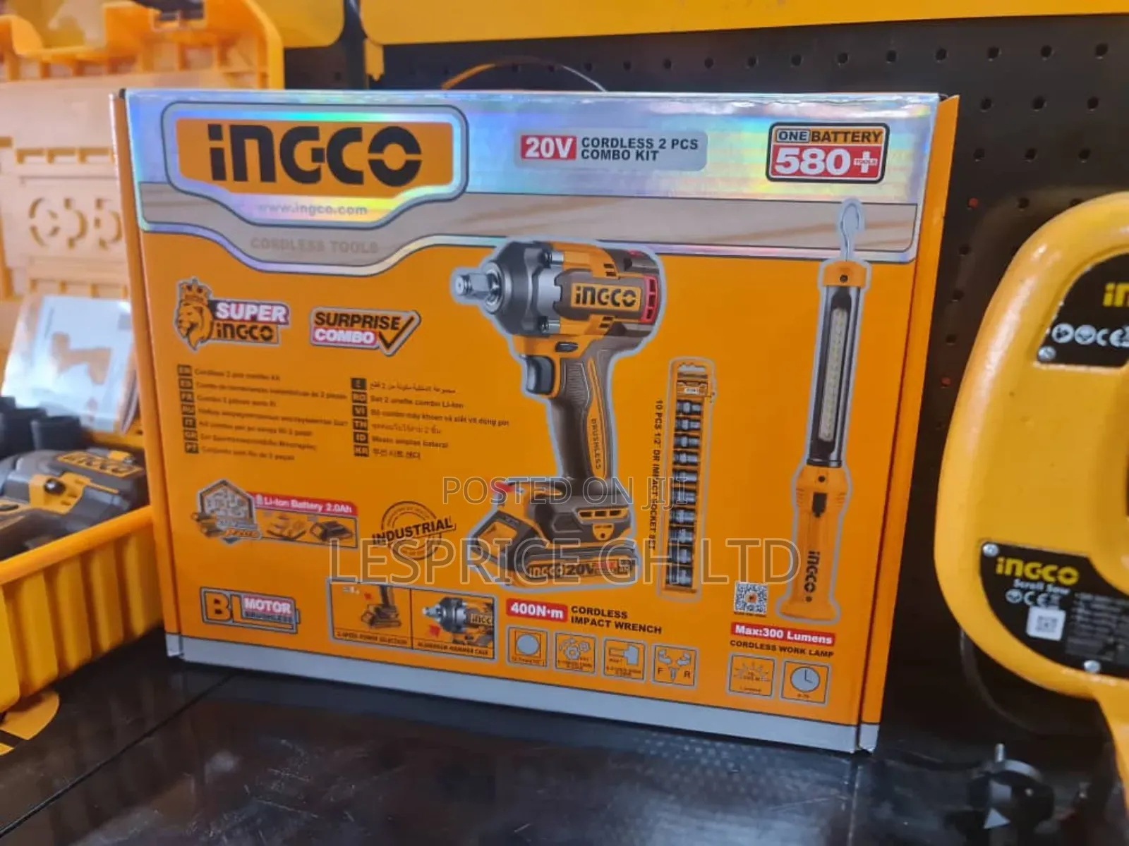 Pro Grade Ingco Cordless Impact Wrench