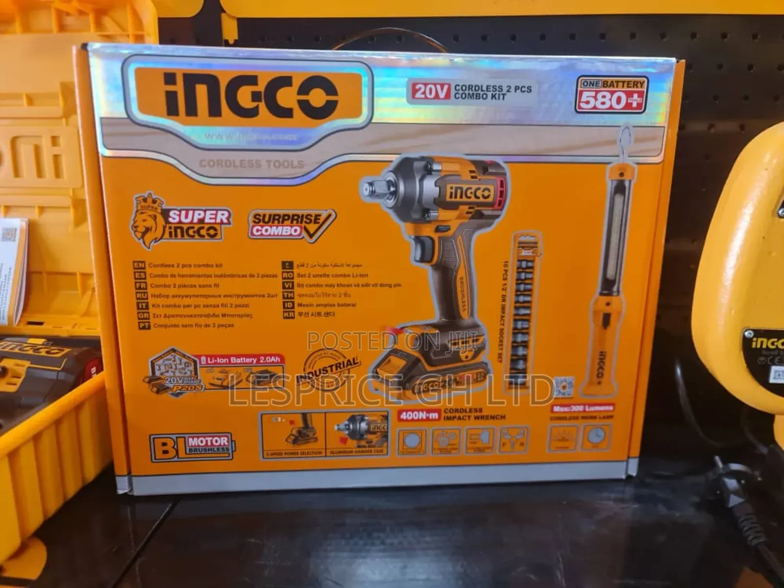 Lithium-Ion Ingco Wrench- Cordless
