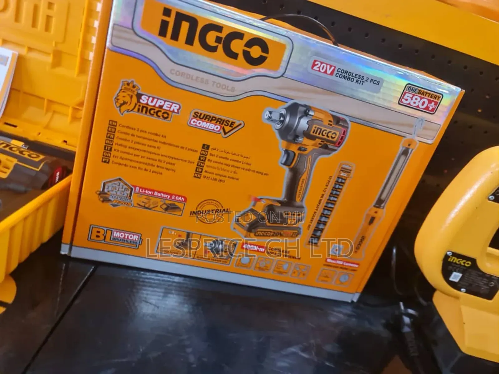 Powerful Light - Ingco 20v Impact Wrench