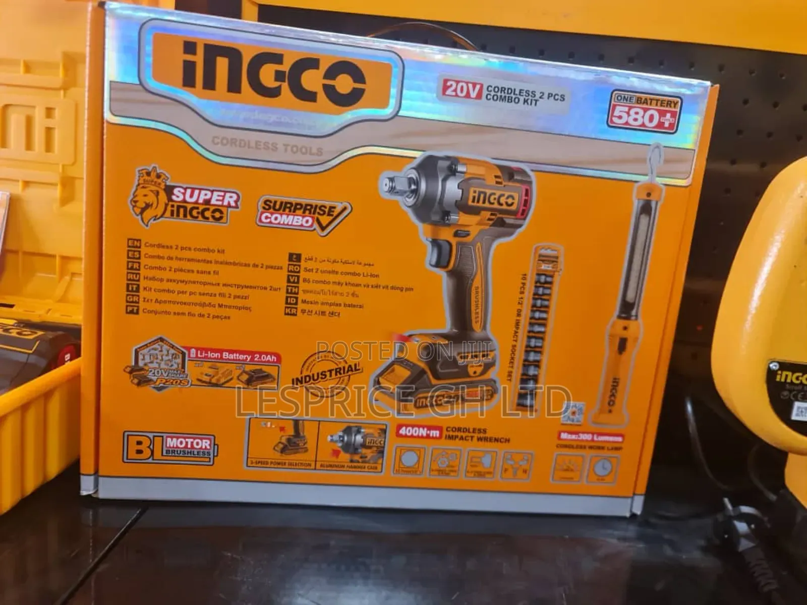 Professional Tool- Ingco 20v Impact Wrench