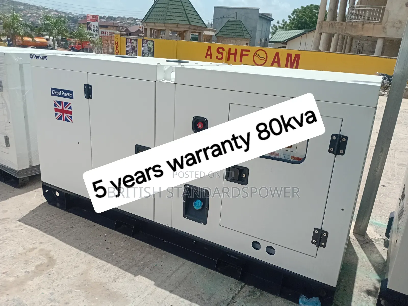 Automatic Start 80kva Silent Diesel Powered Generator