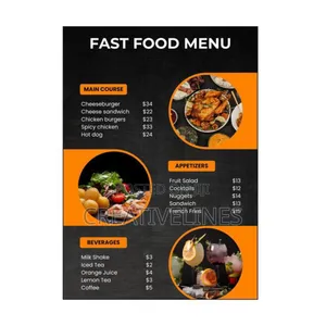 Personalised Food Menu