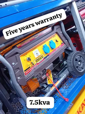 Power Dynamo 7.5kva 8500watts Petrol Ingco Generator