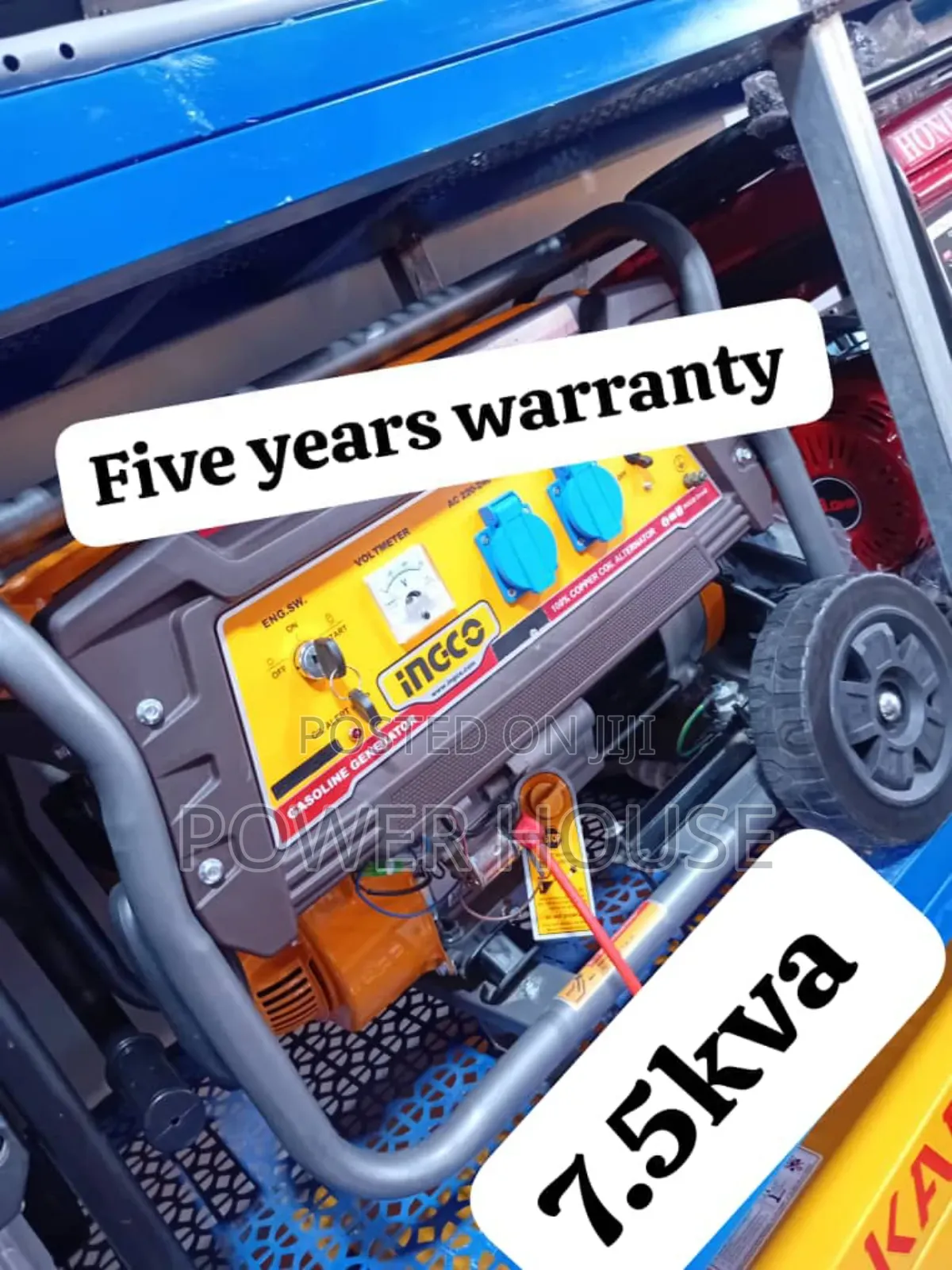Emergency Power 7.5kva 8500watts Ingco Generator