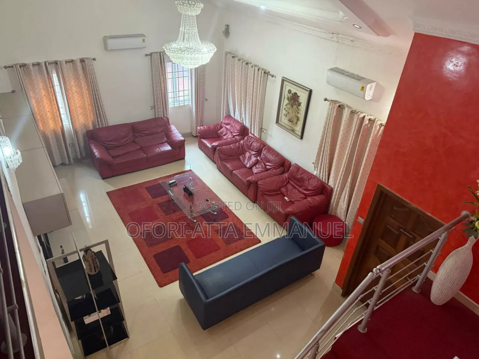 Furnished 4bdrm Duplex in Westland West Legon, Police Station for sale