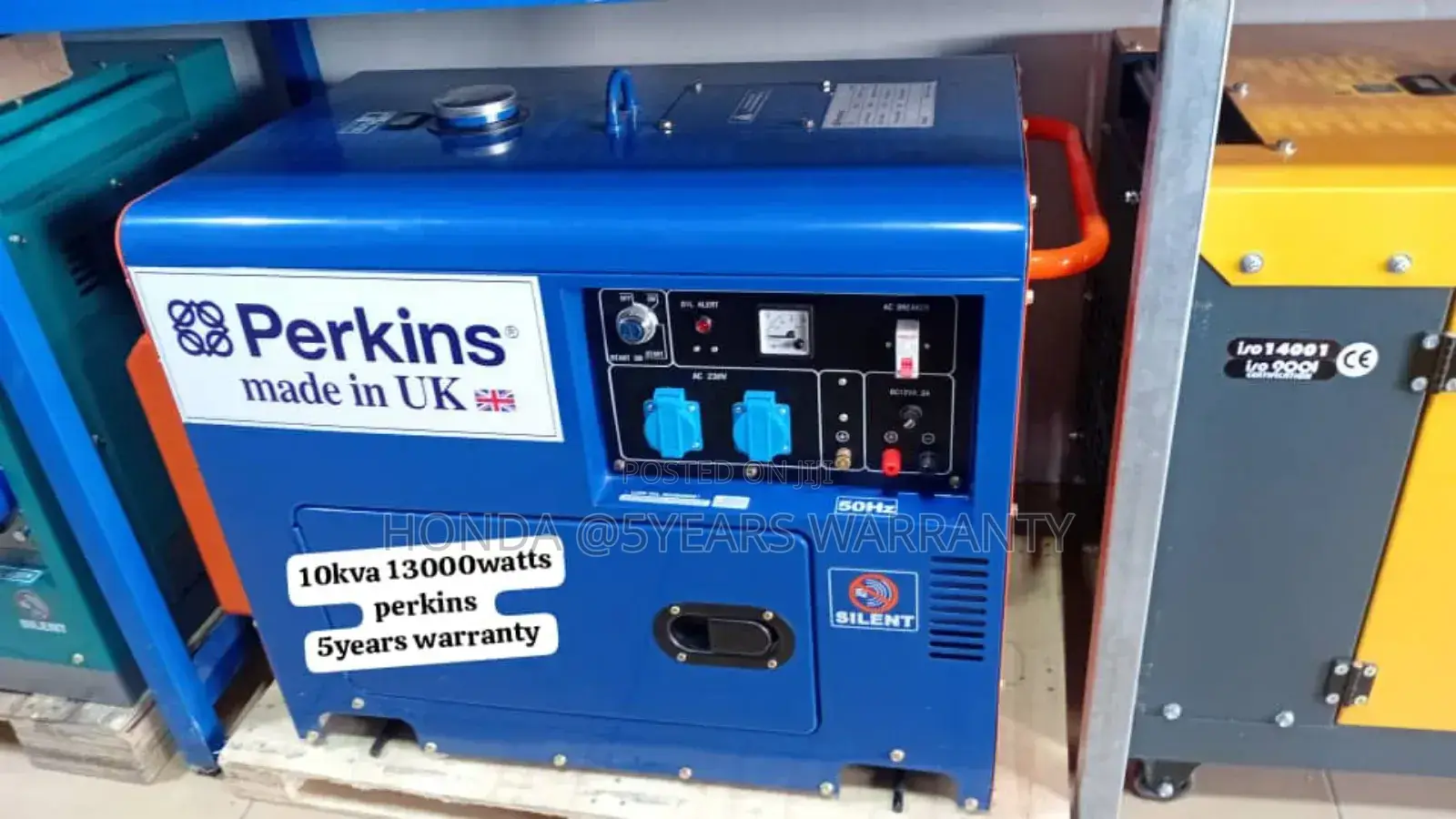 Standby Power 10kva 13000watt Perkins Generator Diesel 10kva