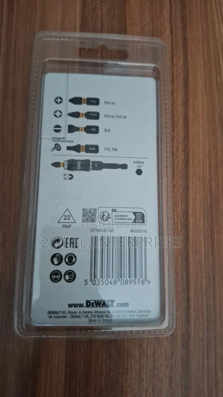 Dewalt Extreme Impact Torsion Bit Set X 10 Dt70518t-Qz