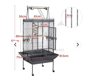 Spacious Long Parrot Cage