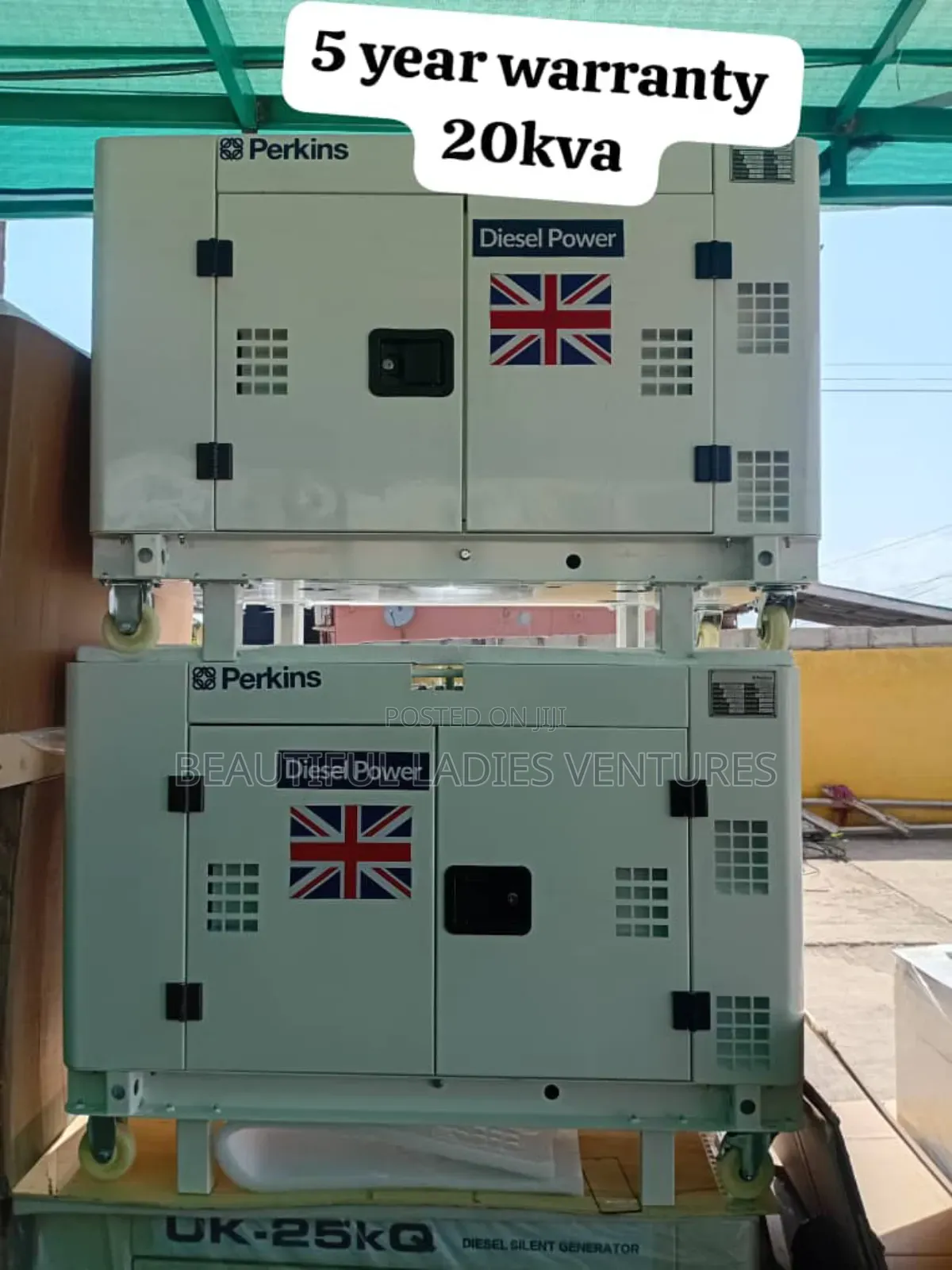Power Up 20kva 18kw Perkins Diesel Generator Uk 20kva 18kw