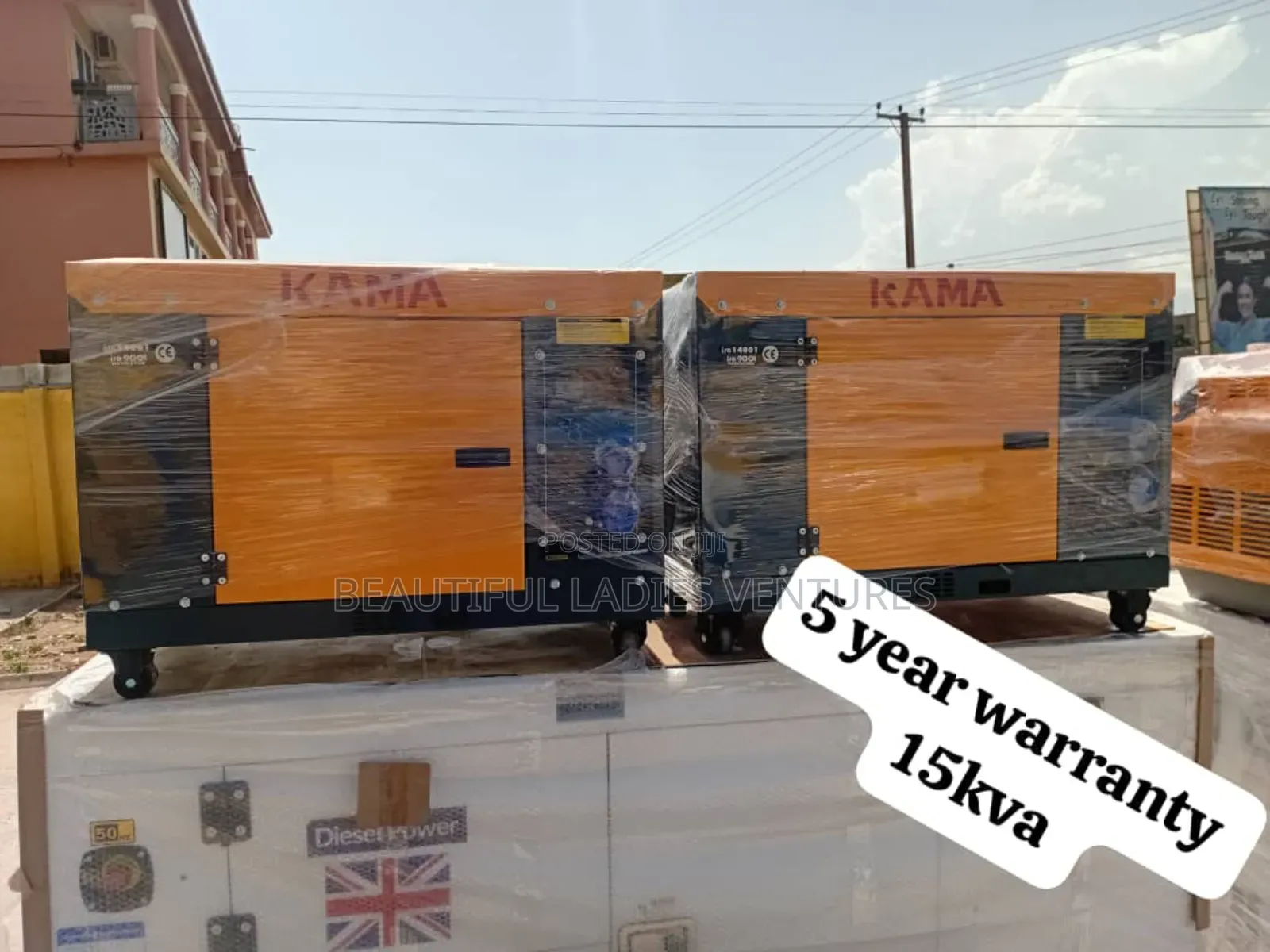 Precision Power 15kva Kama Diesel Generator 15kw Kama